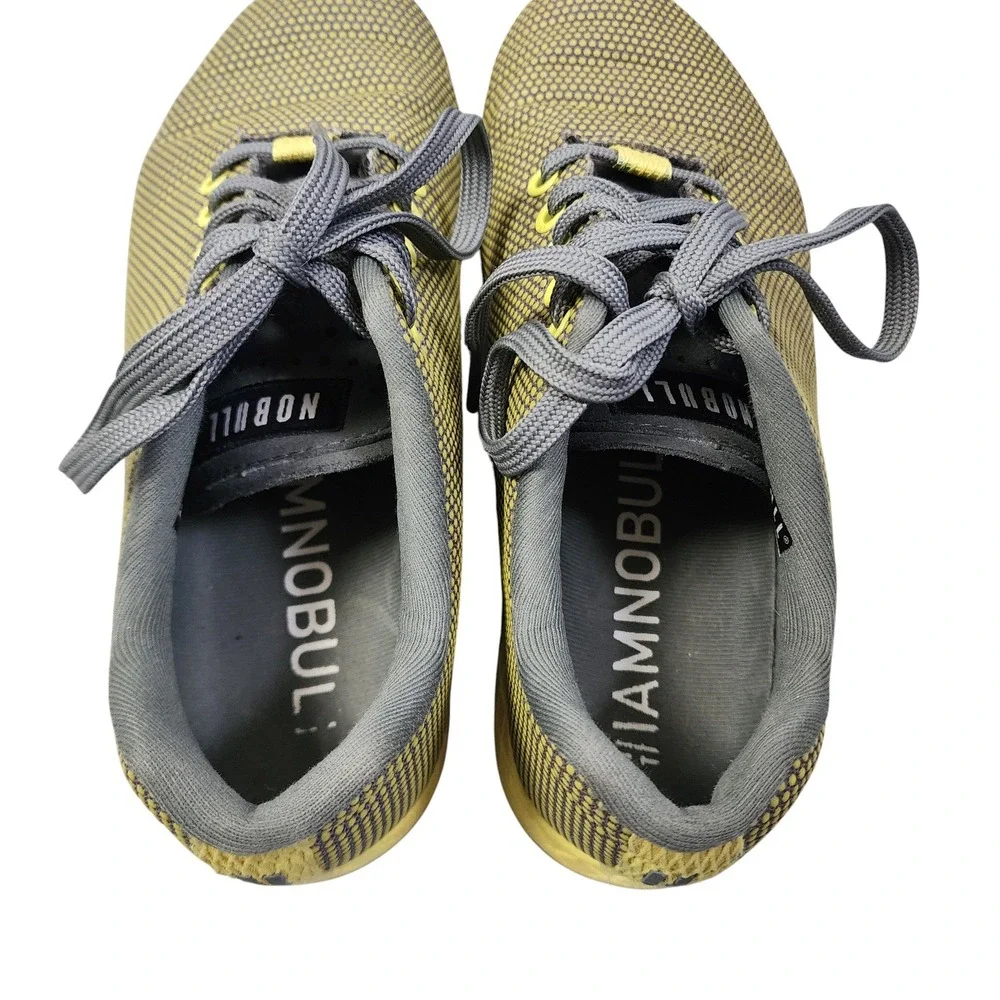 NOBULL Outwork‎ Trainers Size W 8 M 6.5 Yellow Pixel Super Fabric Strength Shoe